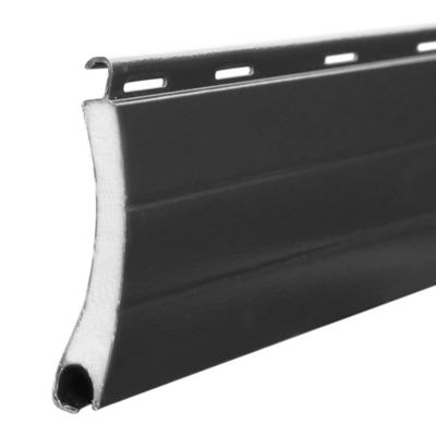 Volet roulant solaire aluminium anthracite - ouverture motorisée - Fortia - l.100 x H.135 cm