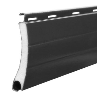 Volet roulant solaire aluminium anthracite - ouverture motorisée - Fortia - l.120 x H.125 cm