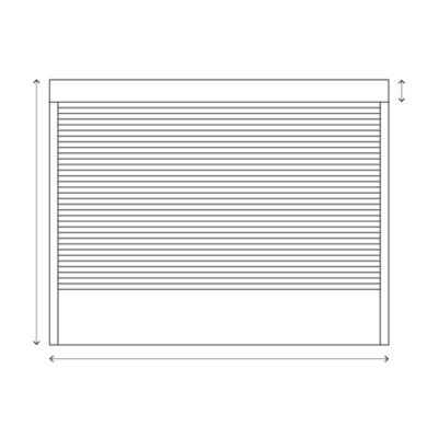 Volet roulant solaire aluminium anthracite - ouverture motorisée - Fortia - l.240 x H.215 cm