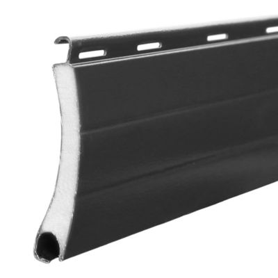 Volet roulant solaire aluminium anthracite - ouverture motorisée - Fortia - l.80 x H.205 cm