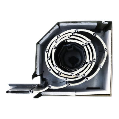 Volet roulant solaire aluminium anthracite - ouverture motorisée - Fortia - l.90 x H.135 cm