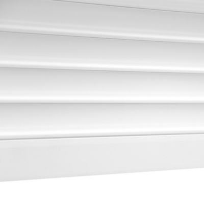 Volet roulant solaire aluminium blanc - ouverture motorisée - Fortia - l.120 x H.125 cm