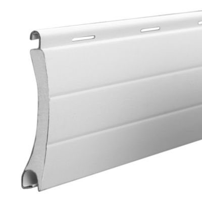Volet roulant solaire aluminium blanc - ouverture motorisée - Fortia - l.180 x H.215 cm