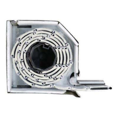 Volet roulant solaire aluminium blanc - ouverture motorisée - Fortia - l.80 x H.205 cm