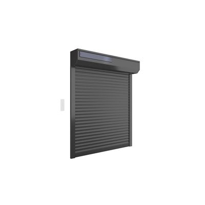 Volet roulant solaire radio-télécommandé H 160 cm x L 150 cm Alu Gris