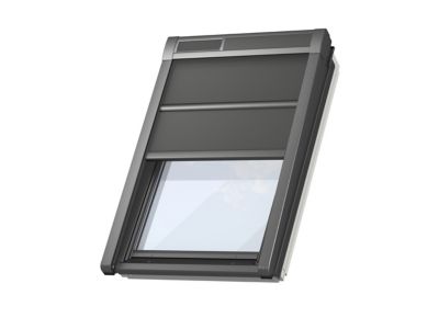 Volet roulant souple pour fenêtre de toit, gris anthracite, à énergie solaire, l.114 x H.118 cm, Velux SSS SK06 0000S