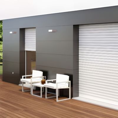 Volet Roulant Traditionnel en aluminium 45mm (Gris anthracite RAL7016 - Moteur DELTADORE Tymoov à télécommande - 1200 x 2150mm)