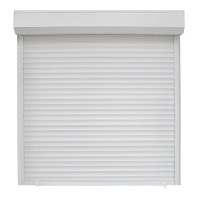 Volet roulant uPVC blanc - ouverture manuelle par sangle - Fortia - l.100 x H.125 cm