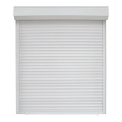 Volet roulant uPVC blanc - ouverture manuelle par sangle - Fortia - l.100 x H.135 cm