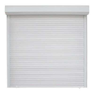 Volet roulant uPVC blanc - ouverture manuelle par sangle - Fortia - l.120 x H.145 cm