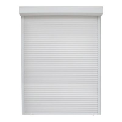 Volet roulant uPVC blanc - ouverture manuelle par sangle - Fortia - l.120 x H.175 cm