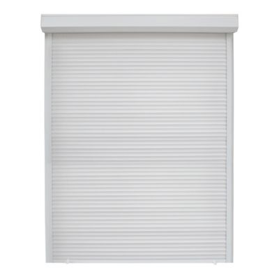 Volet roulant uPVC blanc - ouverture manuelle par sangle - Fortia - l.140 x H.215 cm