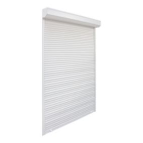 Volet roulant uPVC blanc - ouverture manuelle par sangle - Fortia - l.90 x H.135 cm