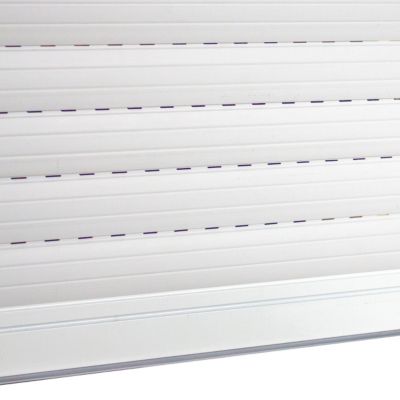 Volet roulant uPVC blanc - ouverture manuelle par sangle - Fortia - l.90 x H.135 cm