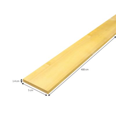 Volige traitée 150 x 14 mm L.4 m classe 2