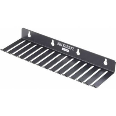 VOLTCRAFT ML-1 SW Support métallique pour cordons de mesure 14 encoches 280 x 85 x 32 mm
