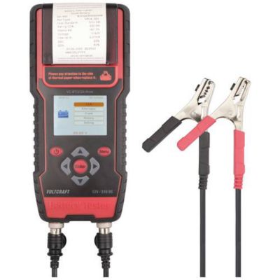 VOLTCRAFT VC-BT12/24-Print testeur de batterie voiture 12 V et 24 V avec imprimante intégrée
