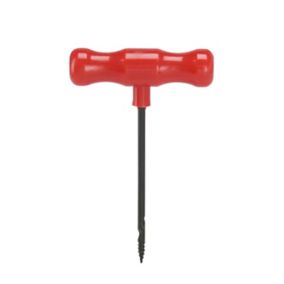 Vrille Gimlet acier 90 x 70mm noir et rouge