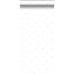 Walls4You papier peint confettis de coeurs rose clair - 53 cm x 10,05 m - 935300