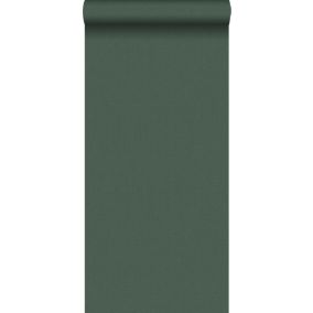 Walls4You papier peint uni vert foncé - 0,53 x 10,05 m - 935344