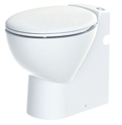 WC broyeur avec abattant sortie horizontale et verticale Sanicompact Leader SFA