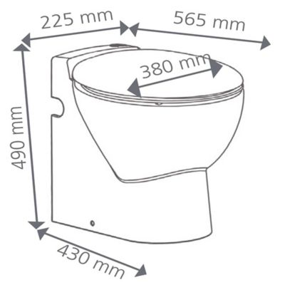 Abattant sanicompact 43 outlet