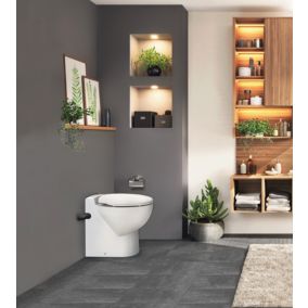 Sanibroyeur WC et toilette broyeur WC chimique Castorama