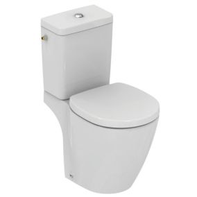 WC à poser angle Ideal Standard Connect space avec abattant