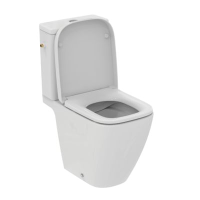 WC à poser compact sans bride sortie horizontale IDEAL STANDARD I.Life ...