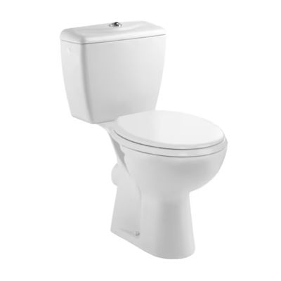 WC à poser sortie horizontale JACOB DELAFON Eolia avec abattant