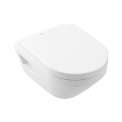 WC suspendu sans bride VILLEROY ET BOCH Architectura Twistflush rond avec abattant