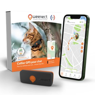 Weenect XS - collier gps pour chat ( black edition)