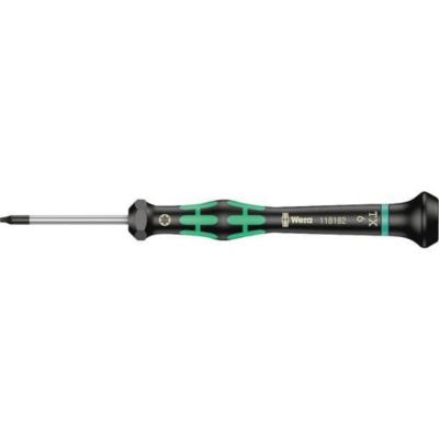 Wera 2067 tournevis précision 97 mm, manche composite antidérapant, lame ronde en acier à outils