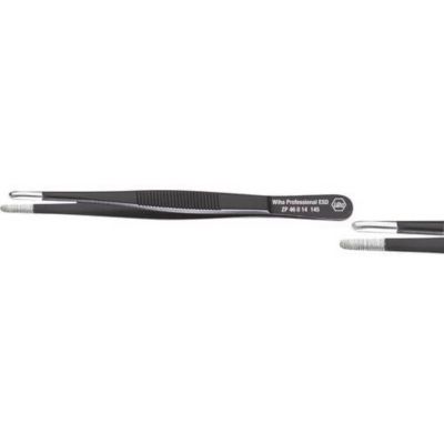 Wiha 32343 Pince brucelle ESD émoussée 145 mm Professional ESD
