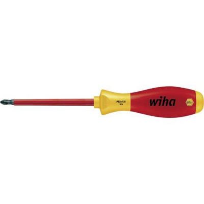 Wiha 324SF PZ 1x80 00878 SoftFinish electric Tournevis cruciforme isolé PZ 1