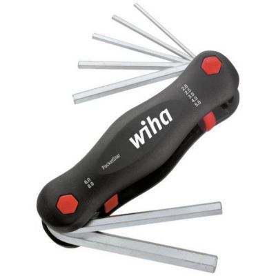 Wiha PocketStar 23040 multitool 7 fonctions 120 mm noir - boîte renforcée fibre de verre