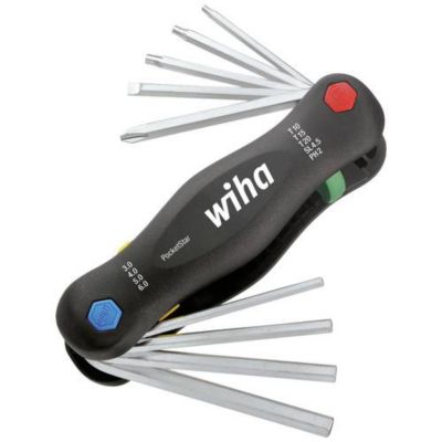 Wiha PocketStar 25293 Multitool 9 fonctions, 120 mm, noir