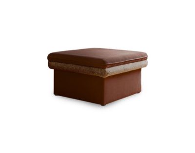Wilson - pouf avec rangement en tissu et tissu texturé - Best Mobilier
