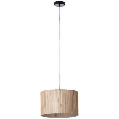 WIMEA Suspension nature, métal/jonc de mer, E27 52W ampoule non incluse