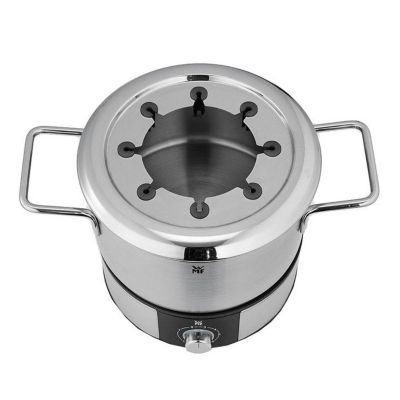 WMF 415130011 - LONO - Appareil à Fondue pour 8 personnes, avec caquelon et 8 fourchettes en Inox