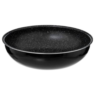 Wok aluminium pressé amovible 28cm - 5five