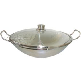 Wok avec couvercle verre Bosch HEZ390090