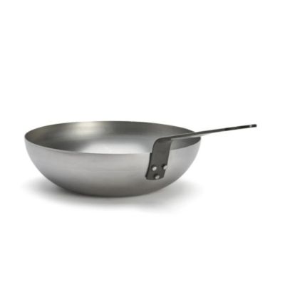 Wok bombé en acier 24cm De Buyer 5617.24 mineral b