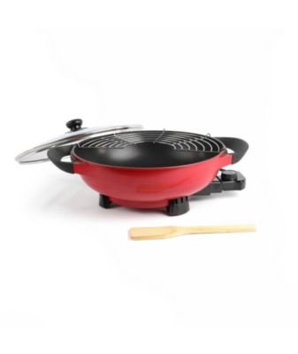 Acheter Marmite chauffante électrique en acier inoxydable 1000W, Wok antiadhésif, marmite à