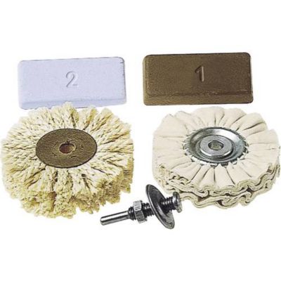 Wolfcraft 2179000 Ensemble de Polissage Professionnel 1 Pièce pour Finitions Impeccables
