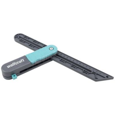 Wolfcraft fausse équerre 6958000 pour mesure et transfert d'angles, levier une main, portable