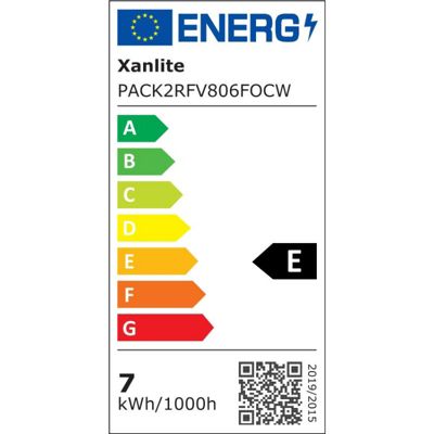 Xanlite - Ampoule LED Filament culot E14 806lm blanc neutre - PACK2RFV806FOCW