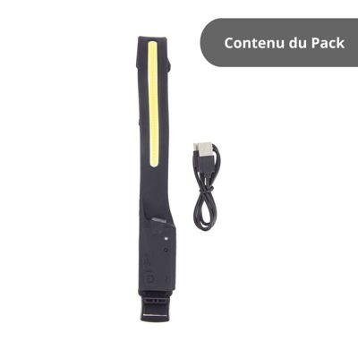 Xanlite - Lampe frontale LED rechargeable, USB 300 lumens, sensor intégré - FR450SSTRIP