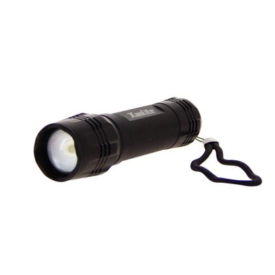 Xanlite - Lampe Torche LED Métallique, x3 Modes d'Eclairage, 600 Lumens, Piles Incluses - TO600M