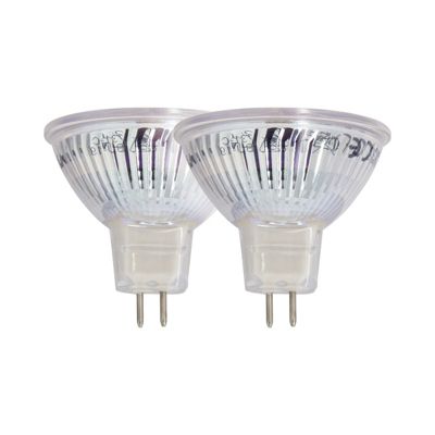 Xanlite - Lot de 2 ampoules SMD LED Spot MR16, culot GU5.3, 345 Lumens, conso. 5W (eq. 35W), 2700K, Blanc chaud - PACK2VM35S